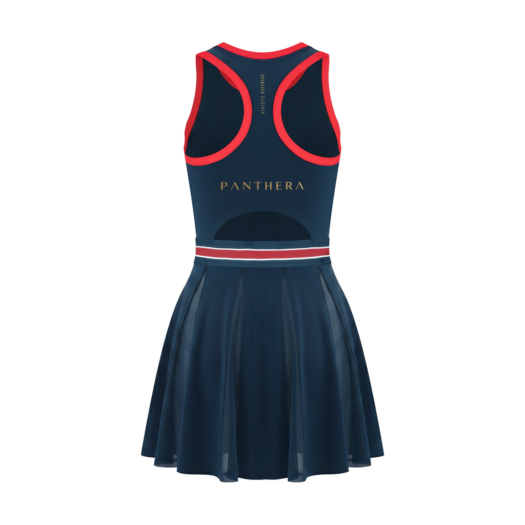 Robe sans manches Contraste