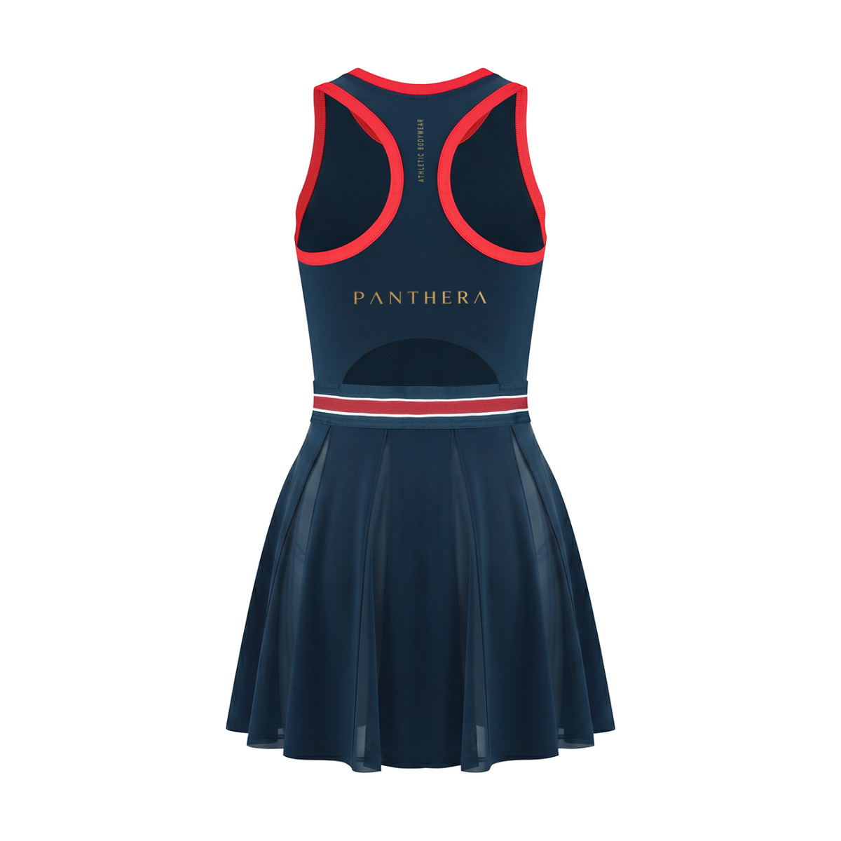 Robe sans manches Contraste
