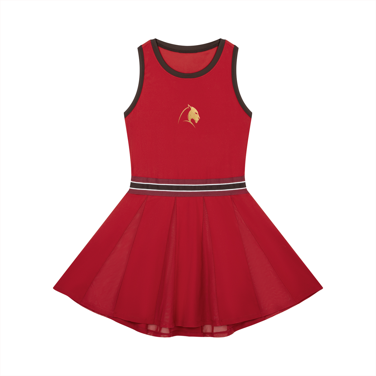 Robe sans manches Contraste