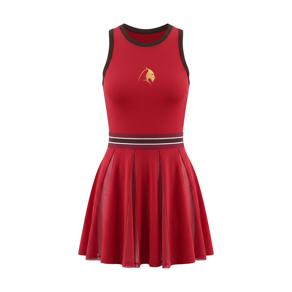 Robe sans manches Contraste