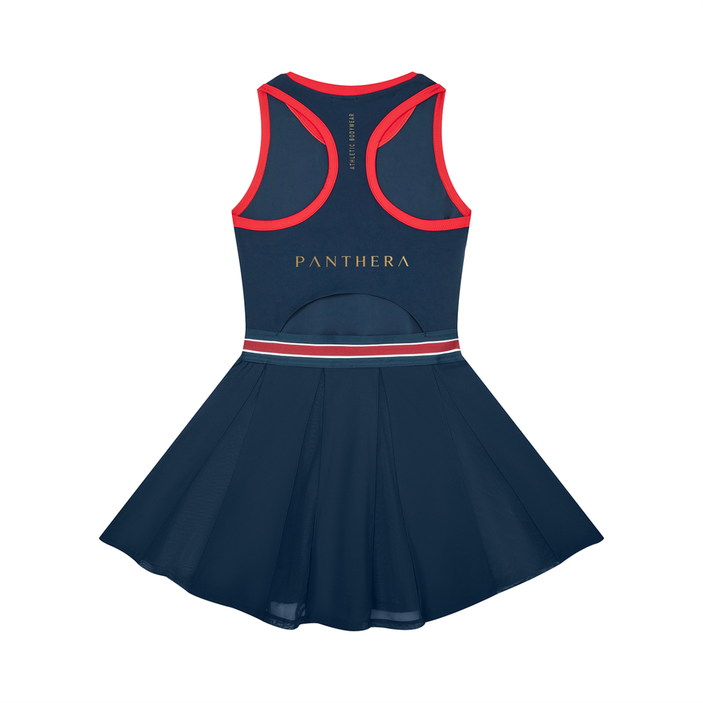Robe sans manches Contraste